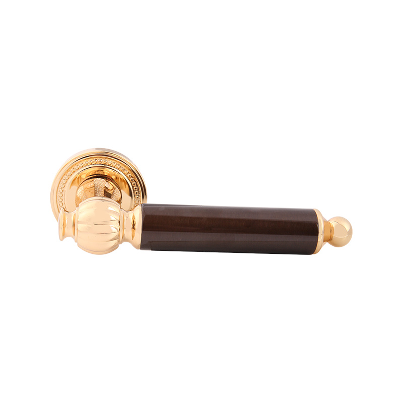 105-316 Nordic Copper 24k Real Gold Bedroom Door Block