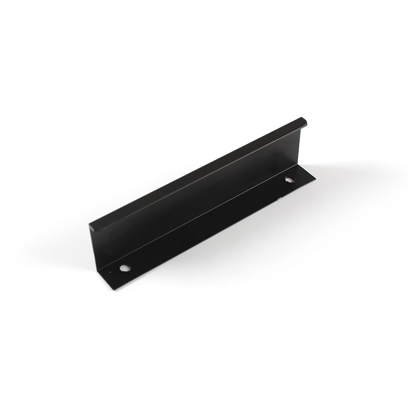 AL1017 Niewidzialny elegancki czarny aluminium stopowy szafa